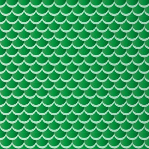 GREEN MERMAID PATTERN